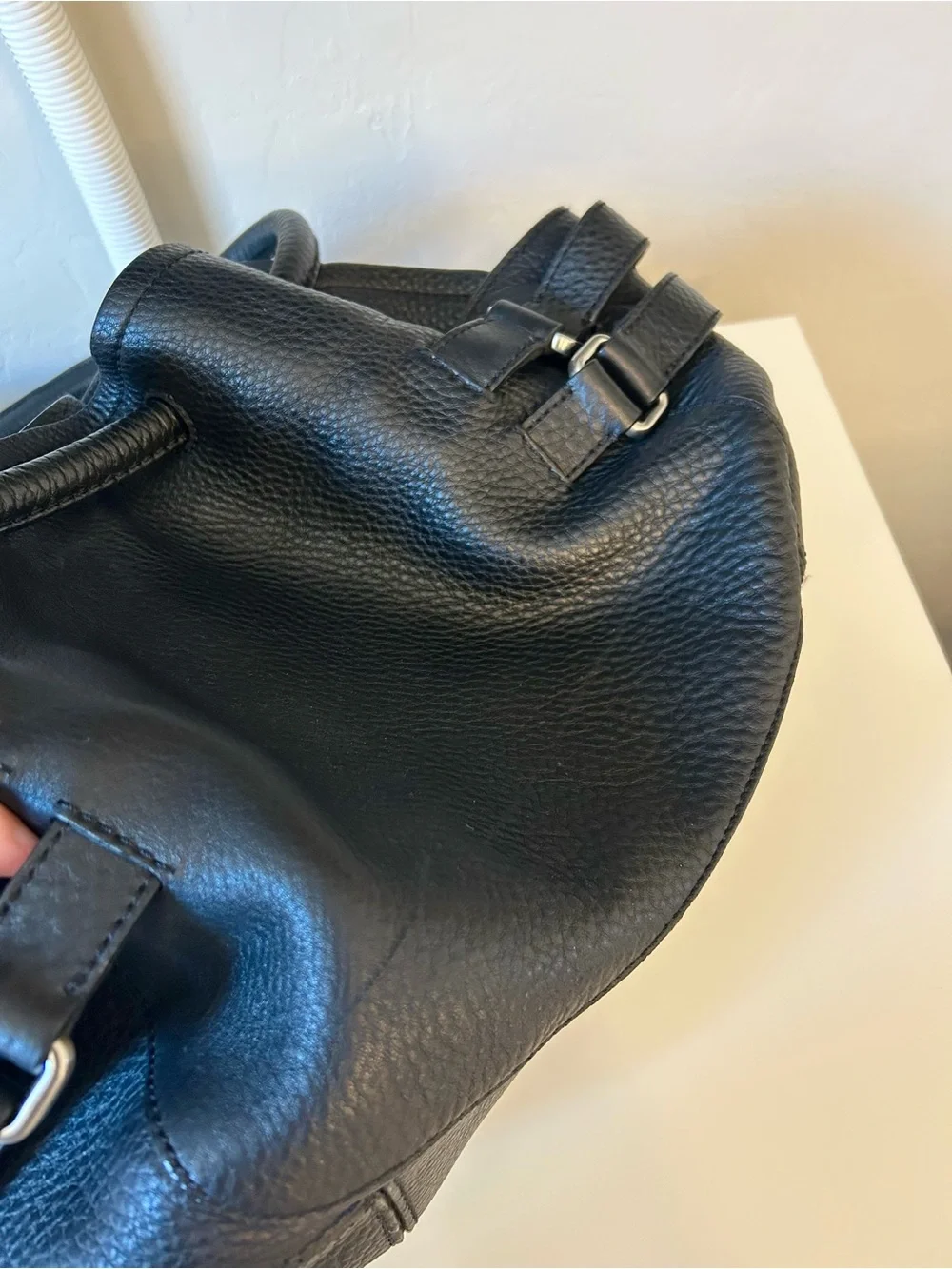 Cole Haan Leather Black Purse | Village Hobo Shoulder Bag